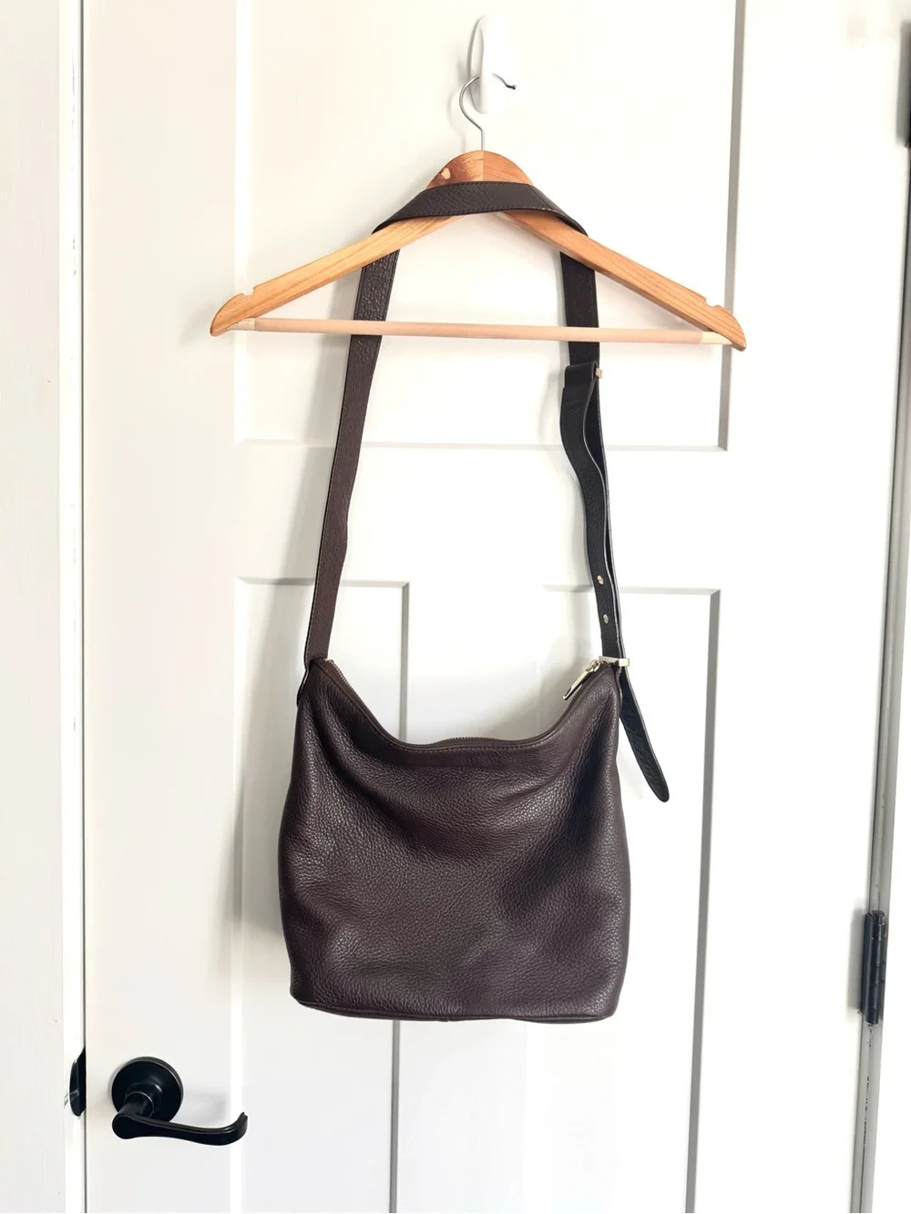 Talbots Brown Leather Hobo Bag